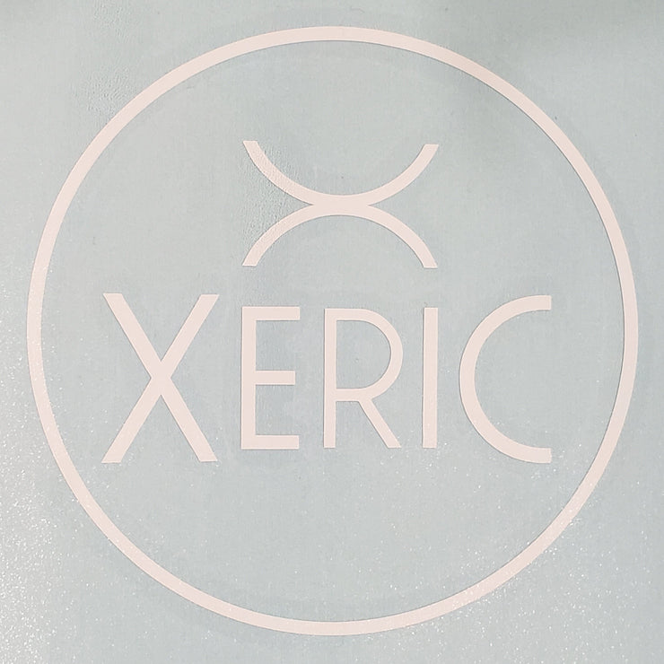 4" Xeric Logo White Vinyl Sticker