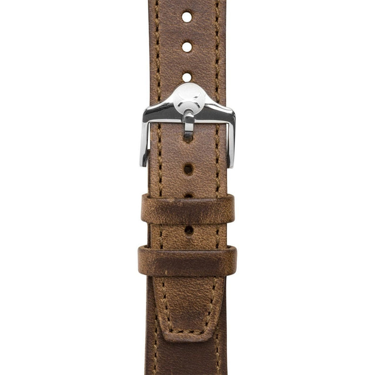 Xeric 20mm Horween Full Stitched Brown Leather Strap