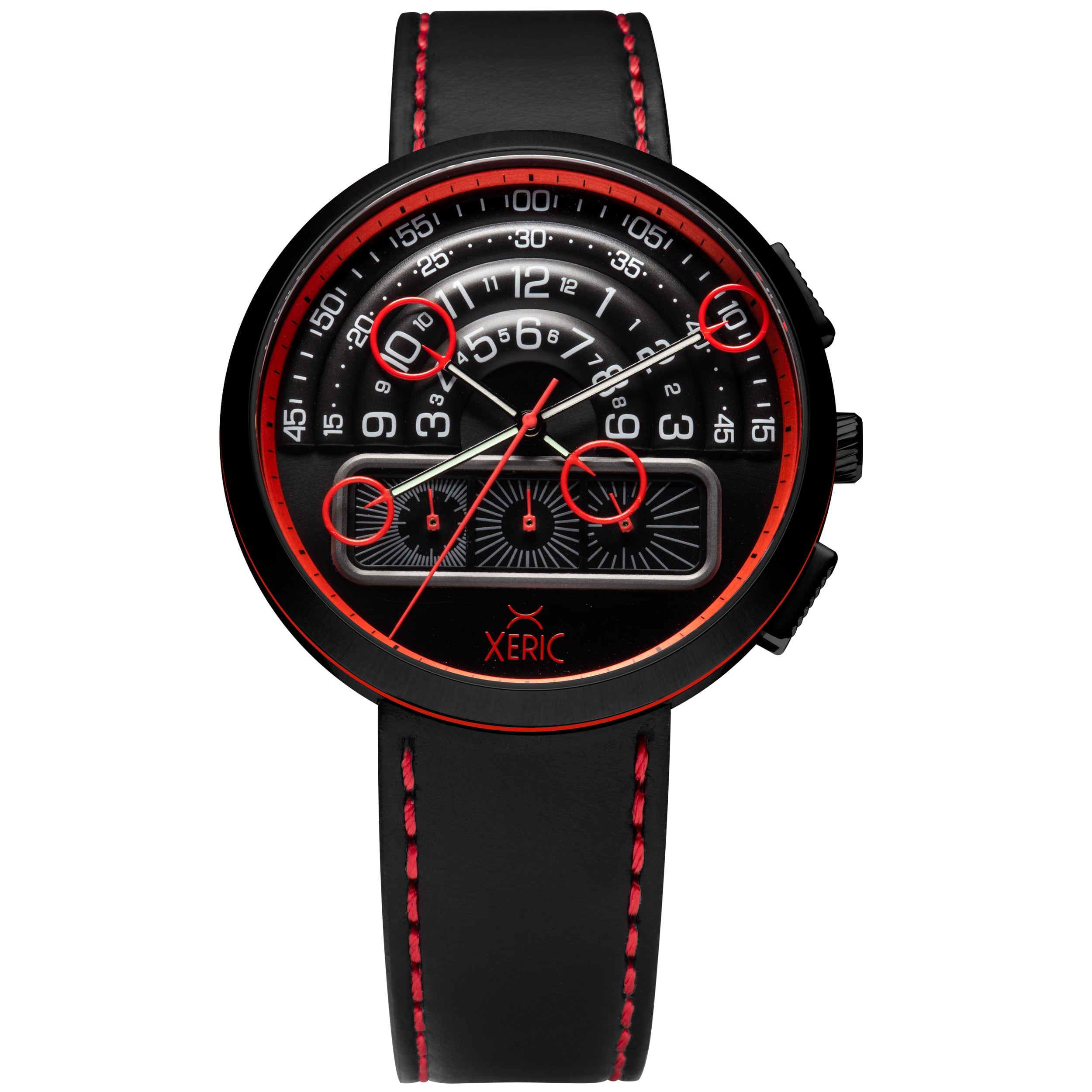 Halograph II Chrono Matte Demon | Xeric.com – Xeric Watches