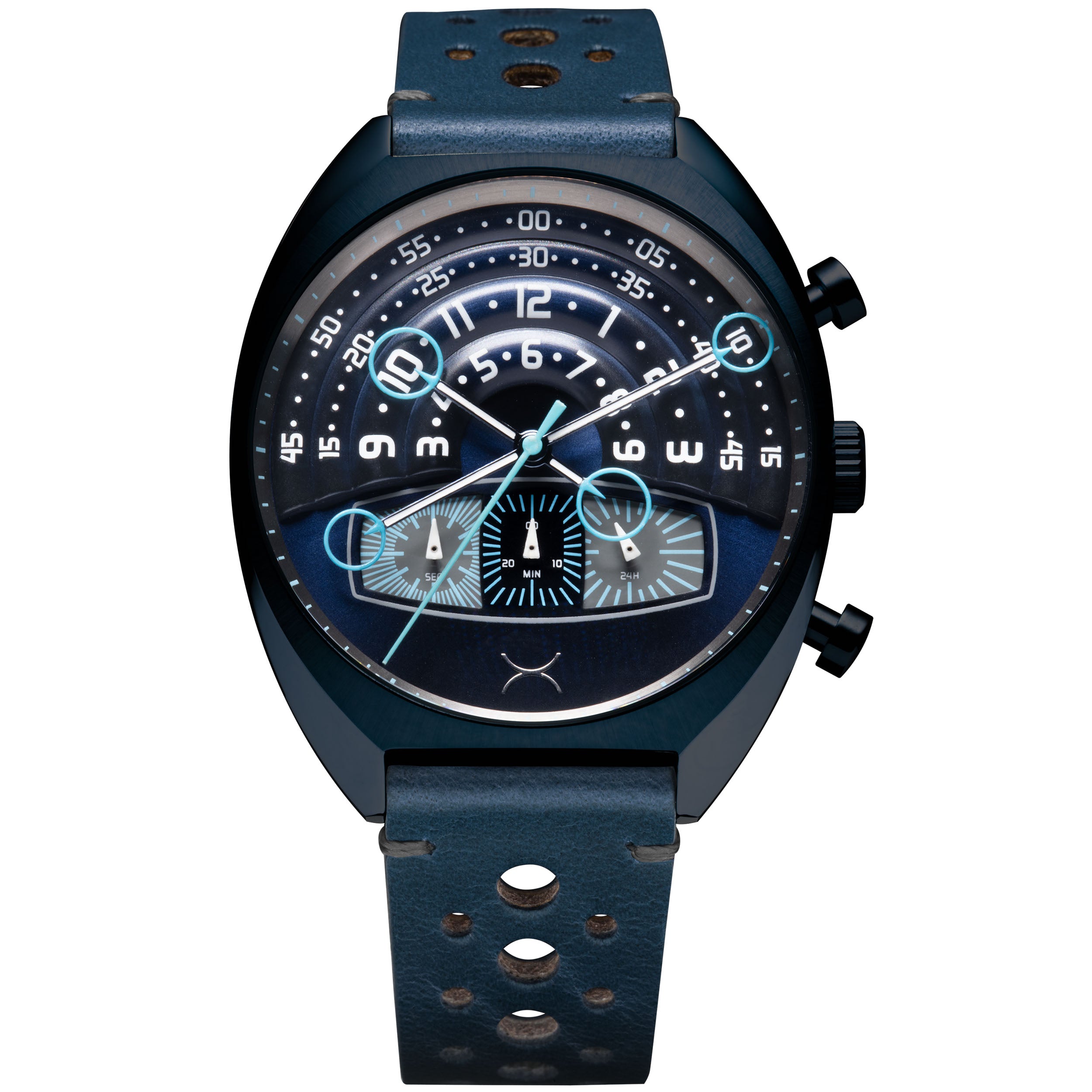 Halograph III Chrono Deep Blue | Xeric.com – Xeric Watches