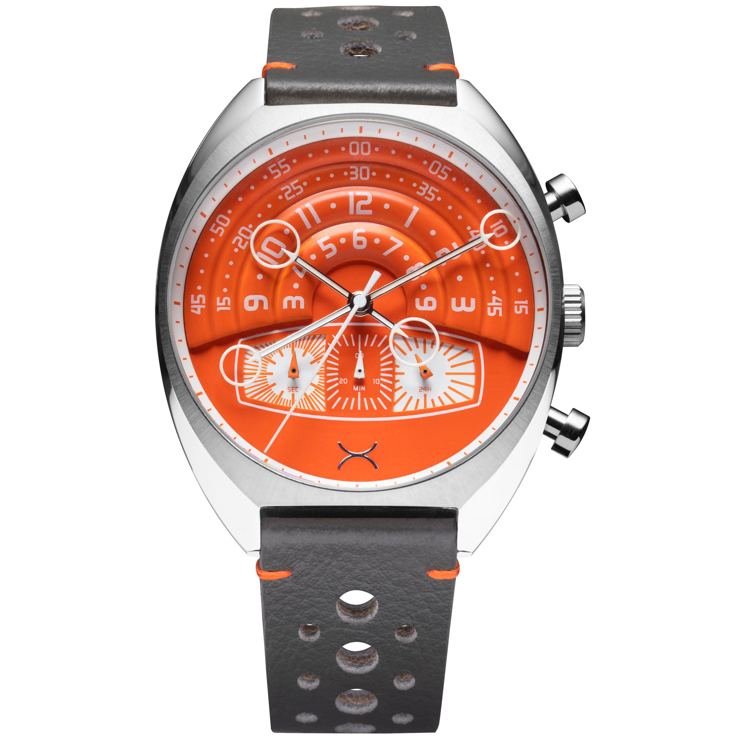 Halograph III Chrono Racing Orange | Xeric.com – Xeric Watches