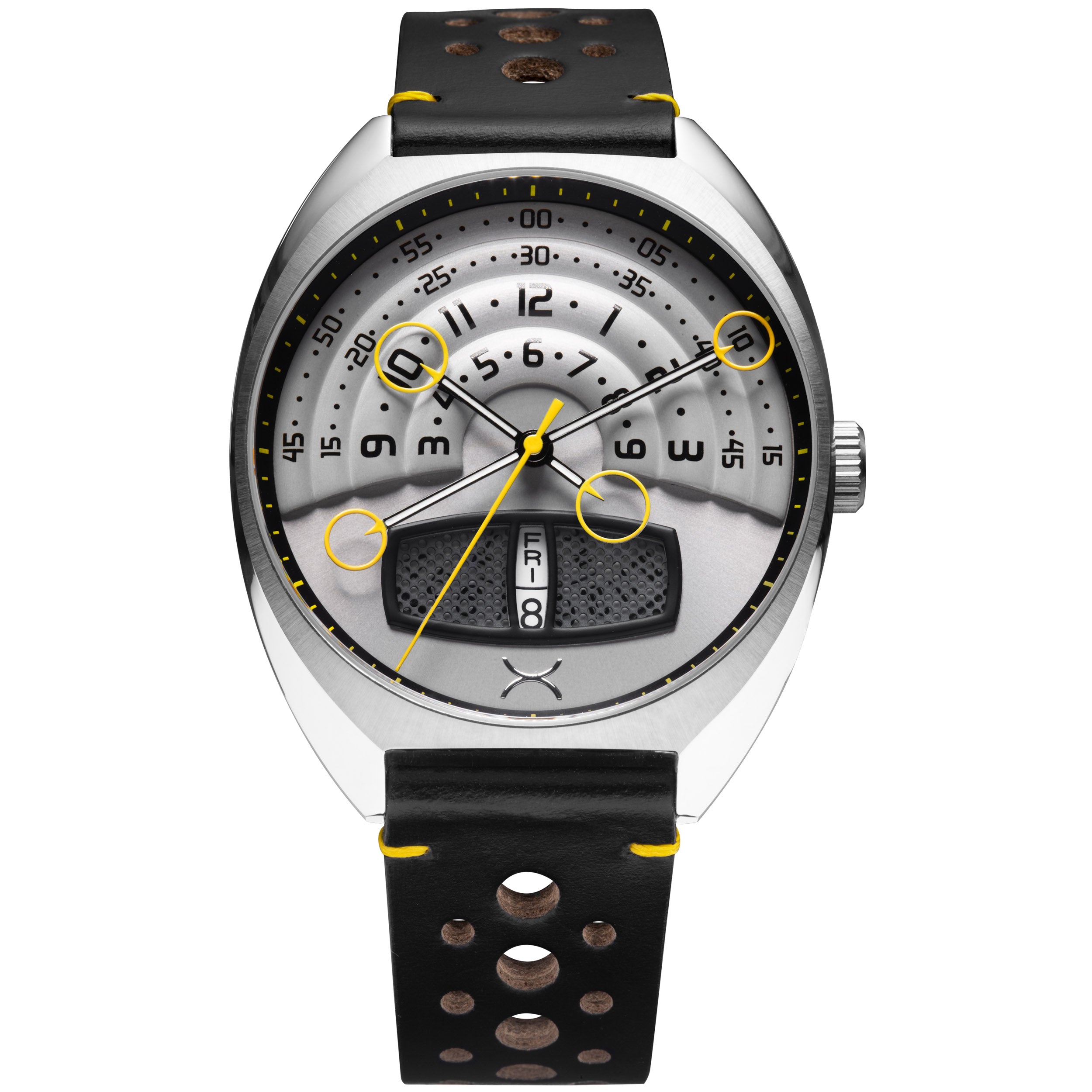Halograph III Automatic Steel Black | Xeric.com – Xeric Watches