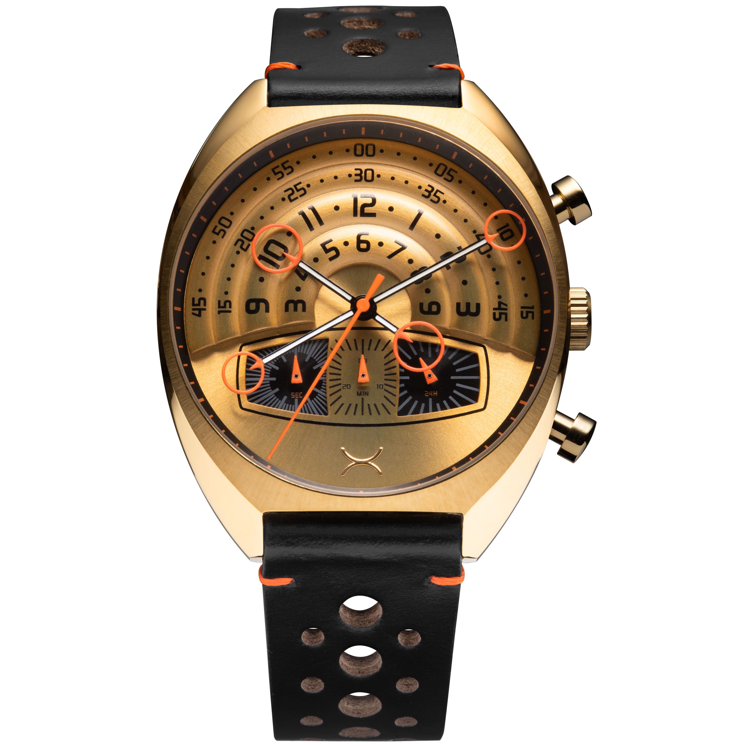 Halograph III Chrono Vintage Gold | Xeric.com – Xeric Watches
