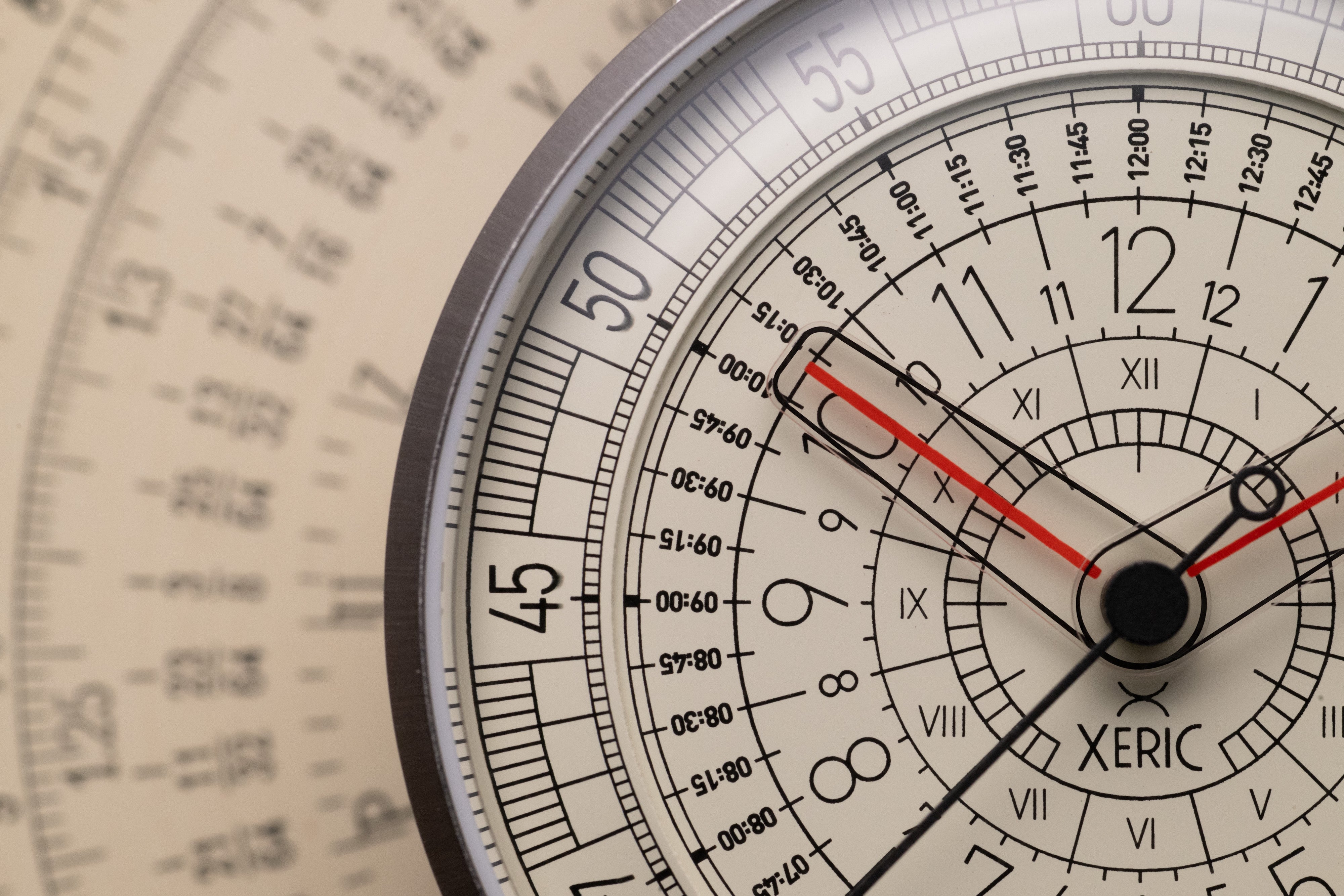 closeup of omnigraph dial