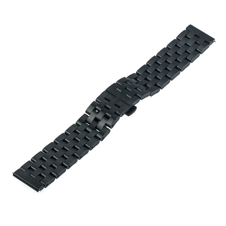 Xeric 20mm Brushed Black Stainless Steel Strap