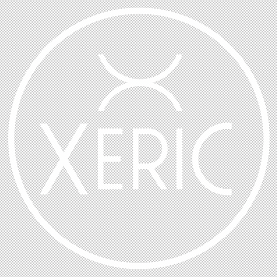 Xeric 4" Logo White Vinyl Sticker