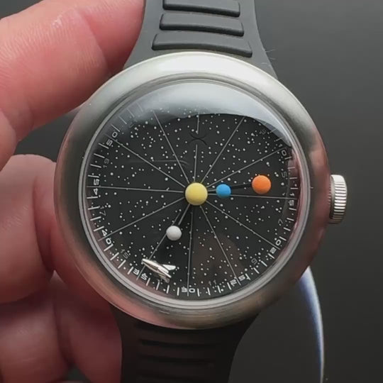 planetarium gmt space xpedition spin the crown and watch the planets move