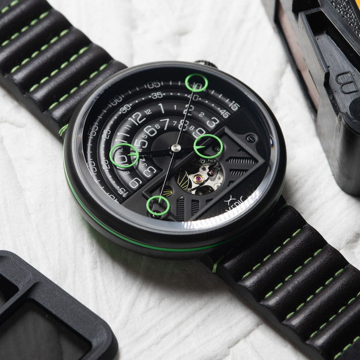 Halograph II Automatic Prototype All Black Green