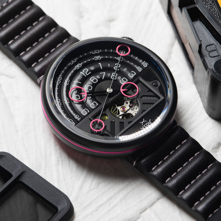 Halograph II Automatic Prototype All Black Pink