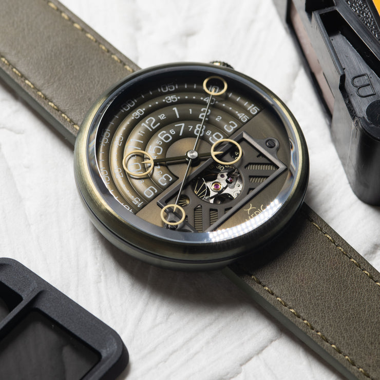 Halograph II Automatic Prototype All Olive PVD