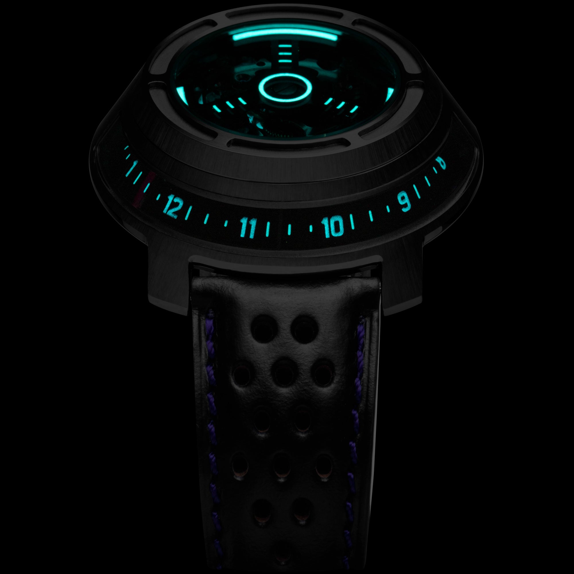 Invertor II Automatic Gunmetal Purple | Xeric.com – Xeric Watches
