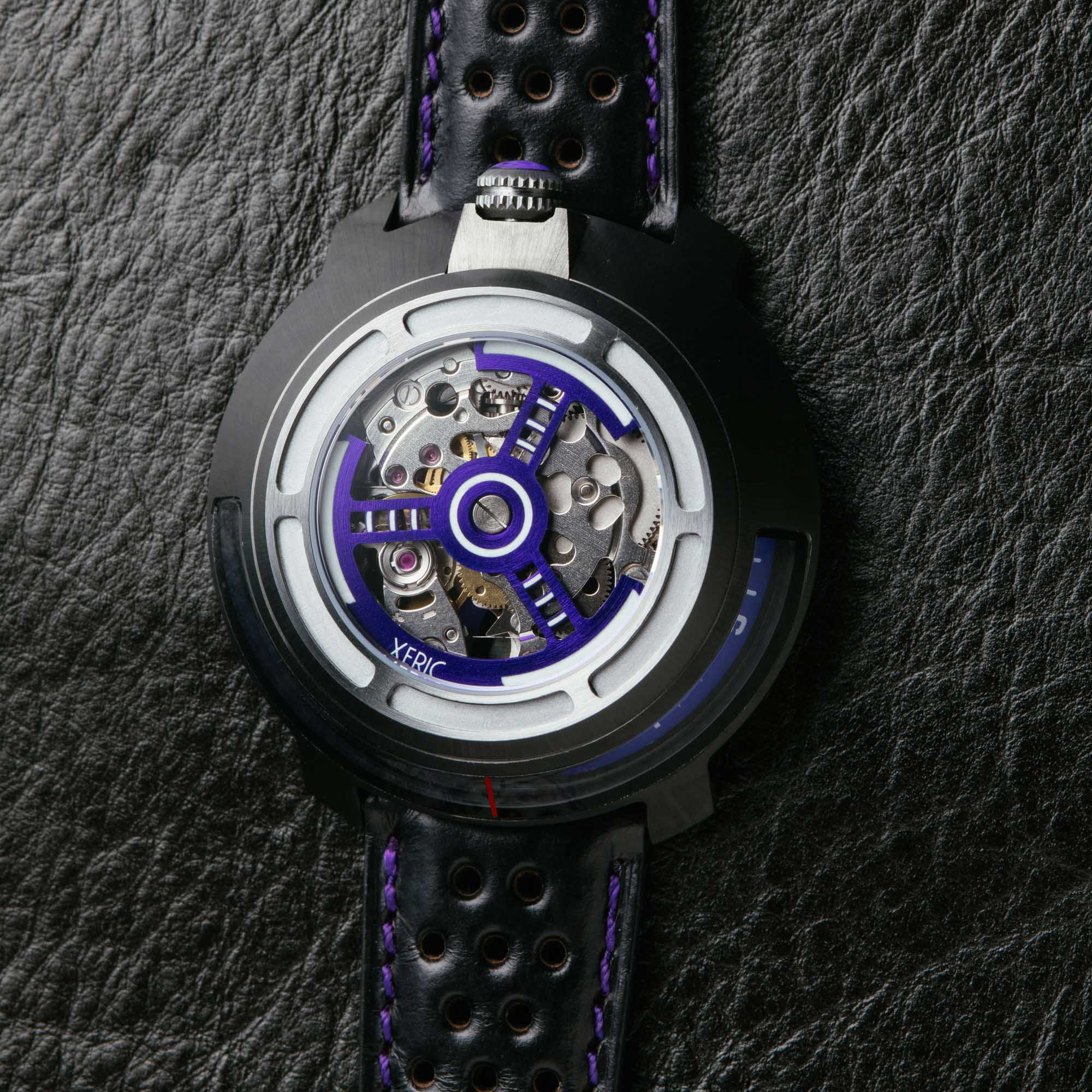 Invertor II Automatic Gunmetal Purple | Xeric.com – Xeric Watches