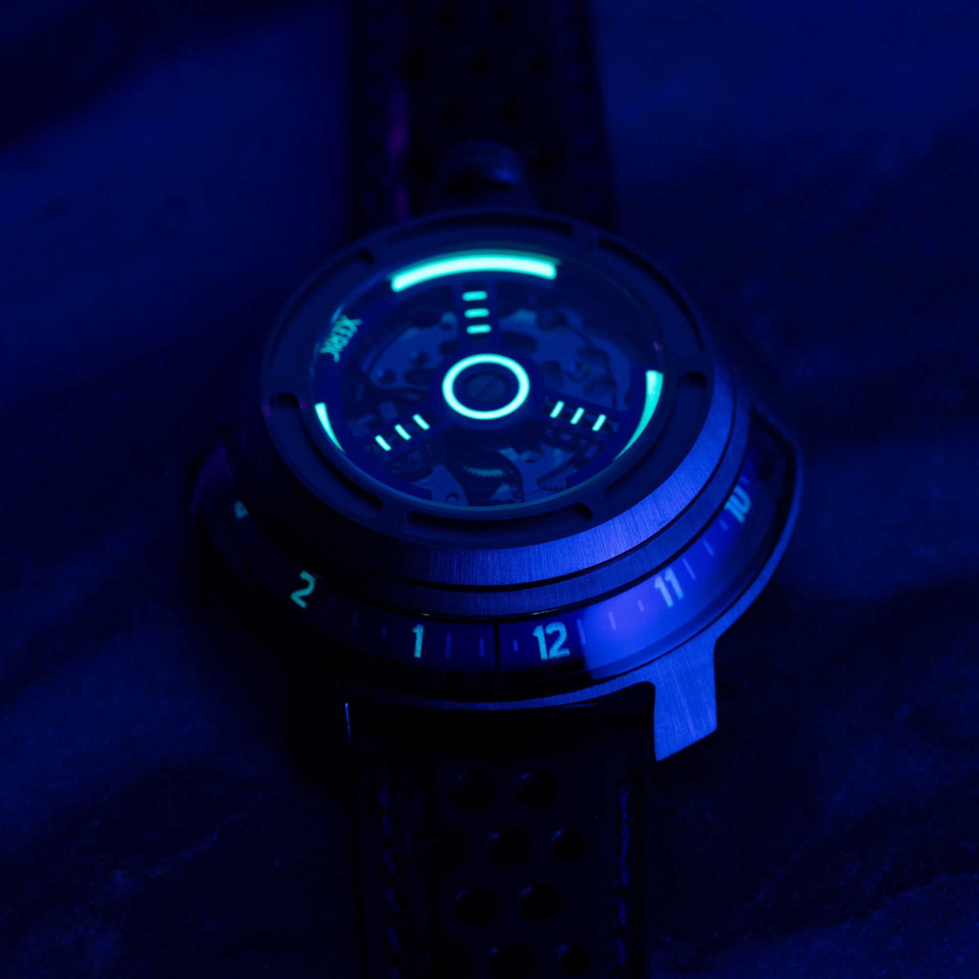 Invertor II Automatic Gunmetal Purple | Xeric.com – Xeric Watches