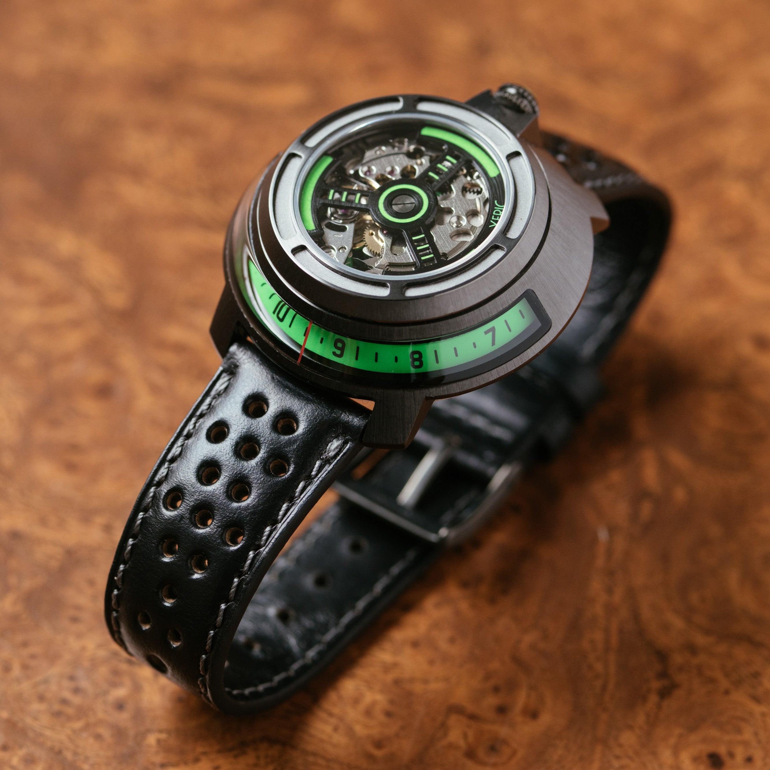 Invertor II Automatic Neon Green Lume | Xeric.com – Xeric Watches