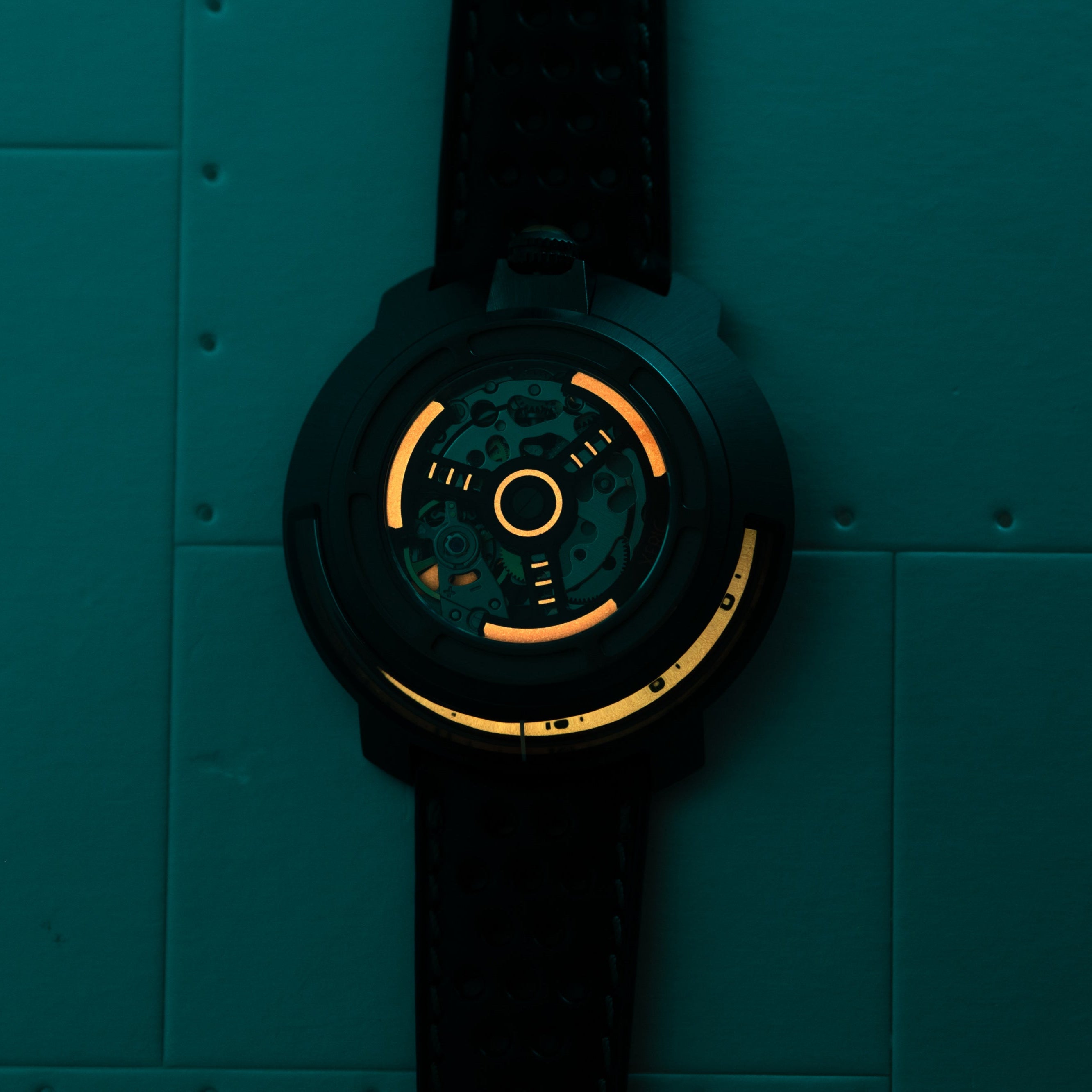 Invertor II Automatic Neon Pink Lume | Xeric.com – Xeric Watches