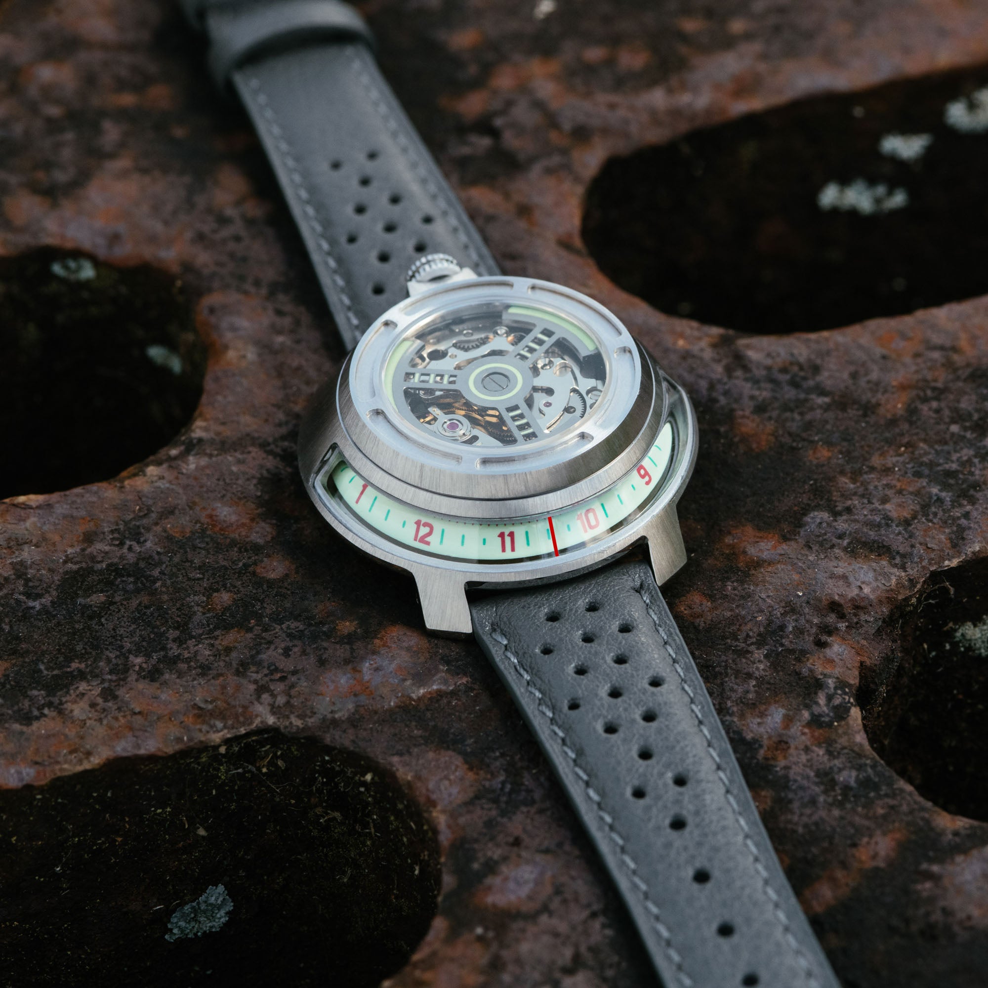 Invertor II Automatic Vintage Mint | Xeric.com – Xeric Watches