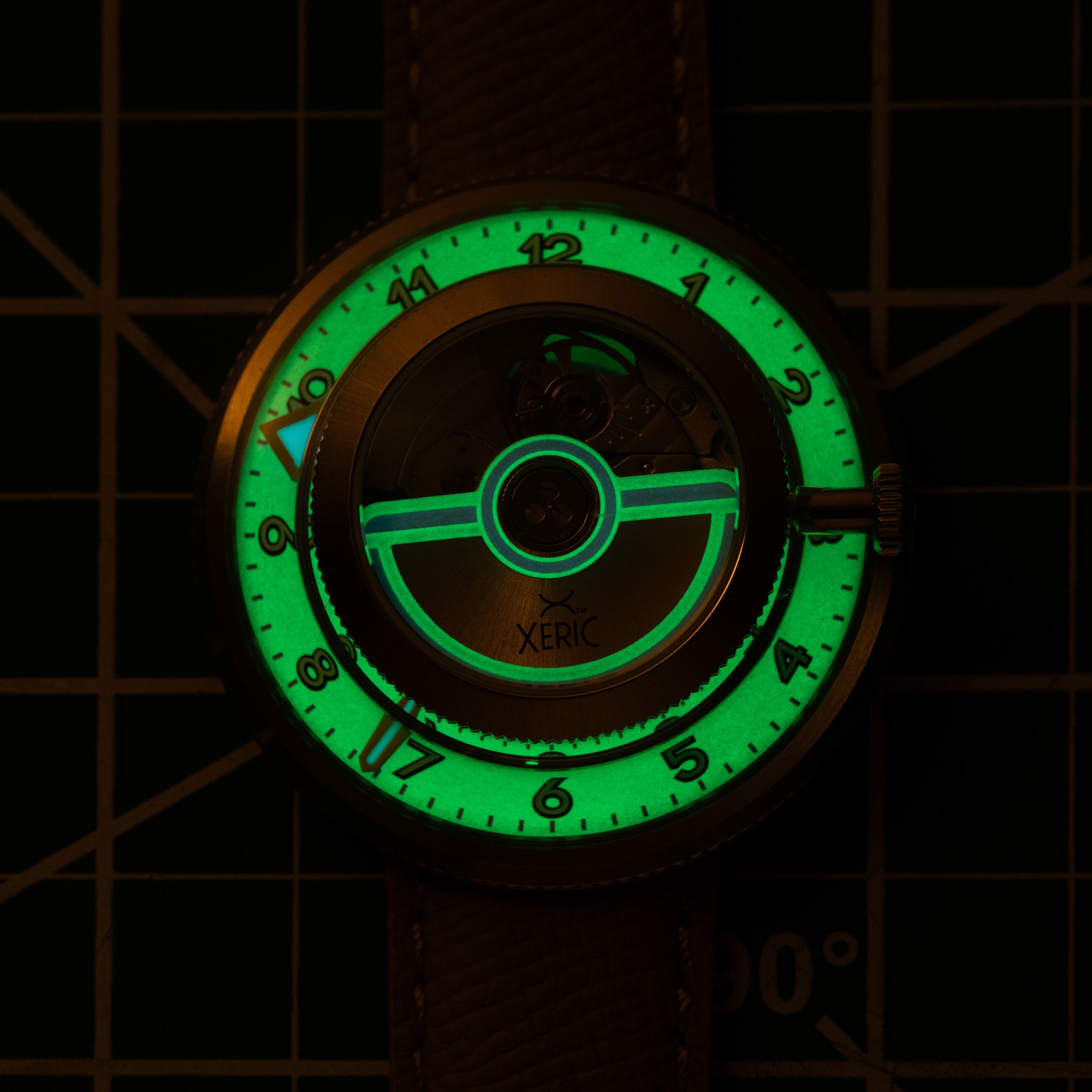 Invertor+ Automatic Diner Blue Lume Limited Edition | Xeric.com