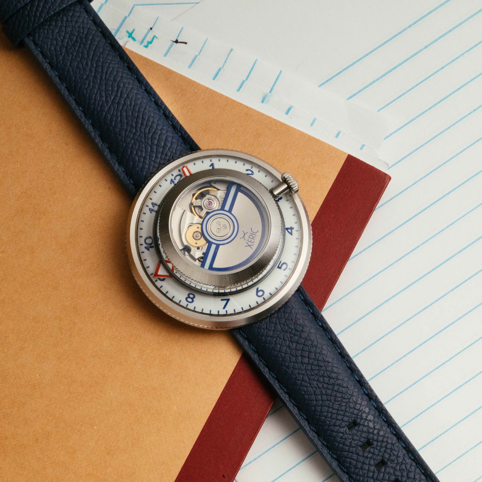 Invertor+ Automatic Navy White Lume Limited Edition | Xeric.com