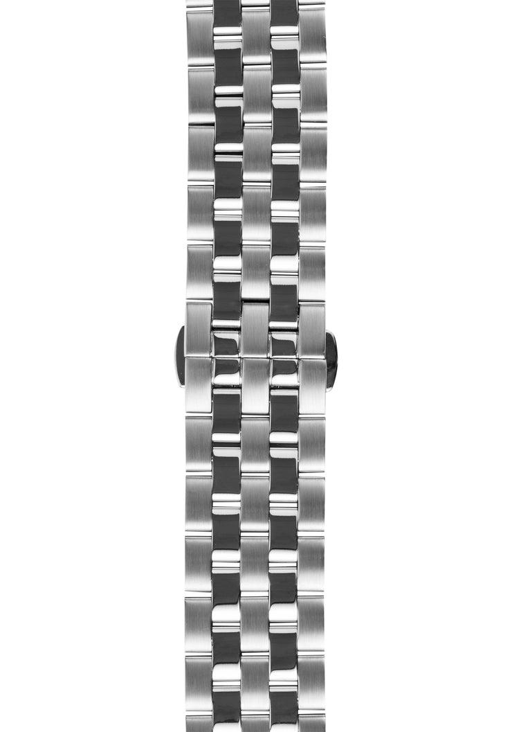 Xeric 20mm Silver Polished Stainless Steel Strap