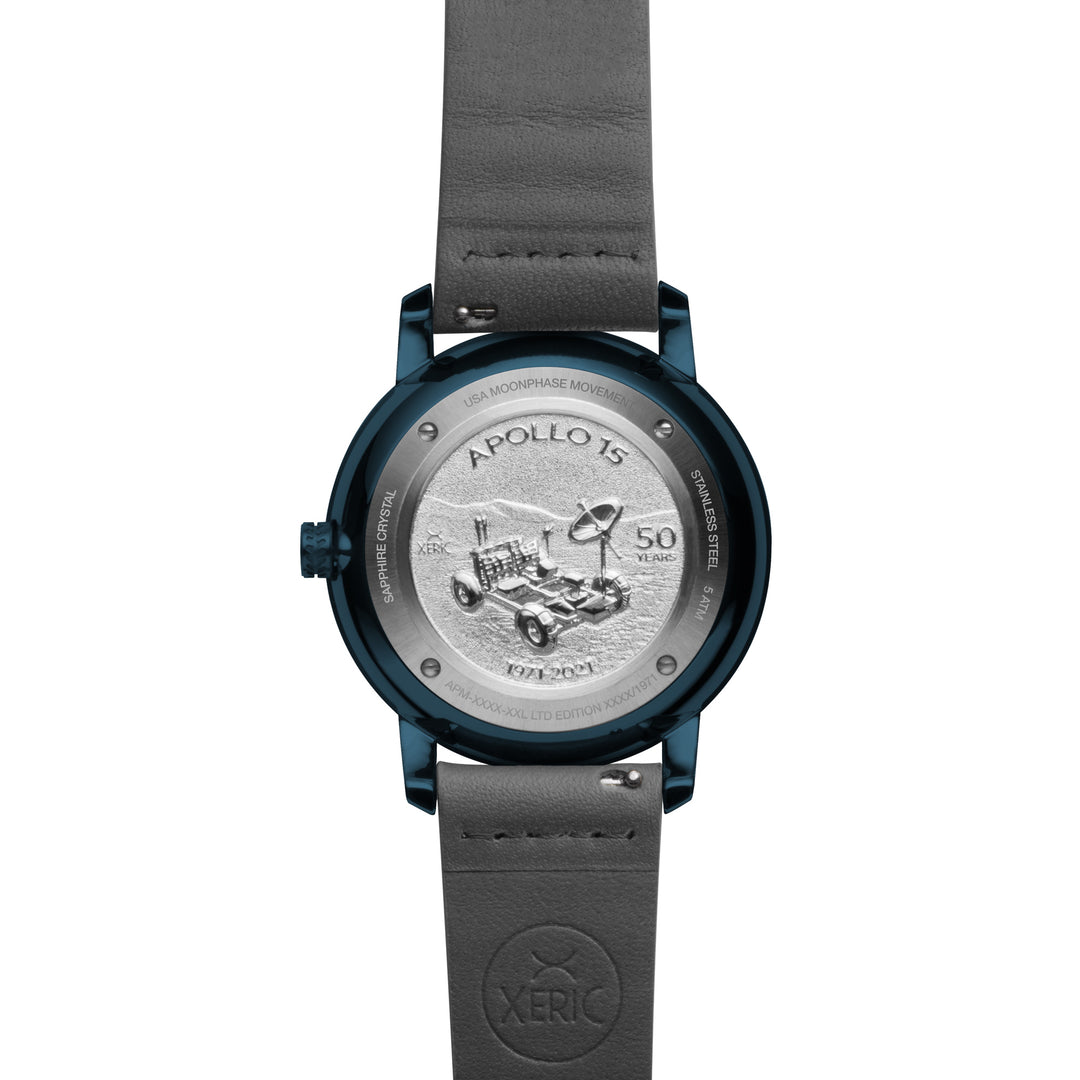 NASA Apollo 15 American Moonphase Blue Supernova