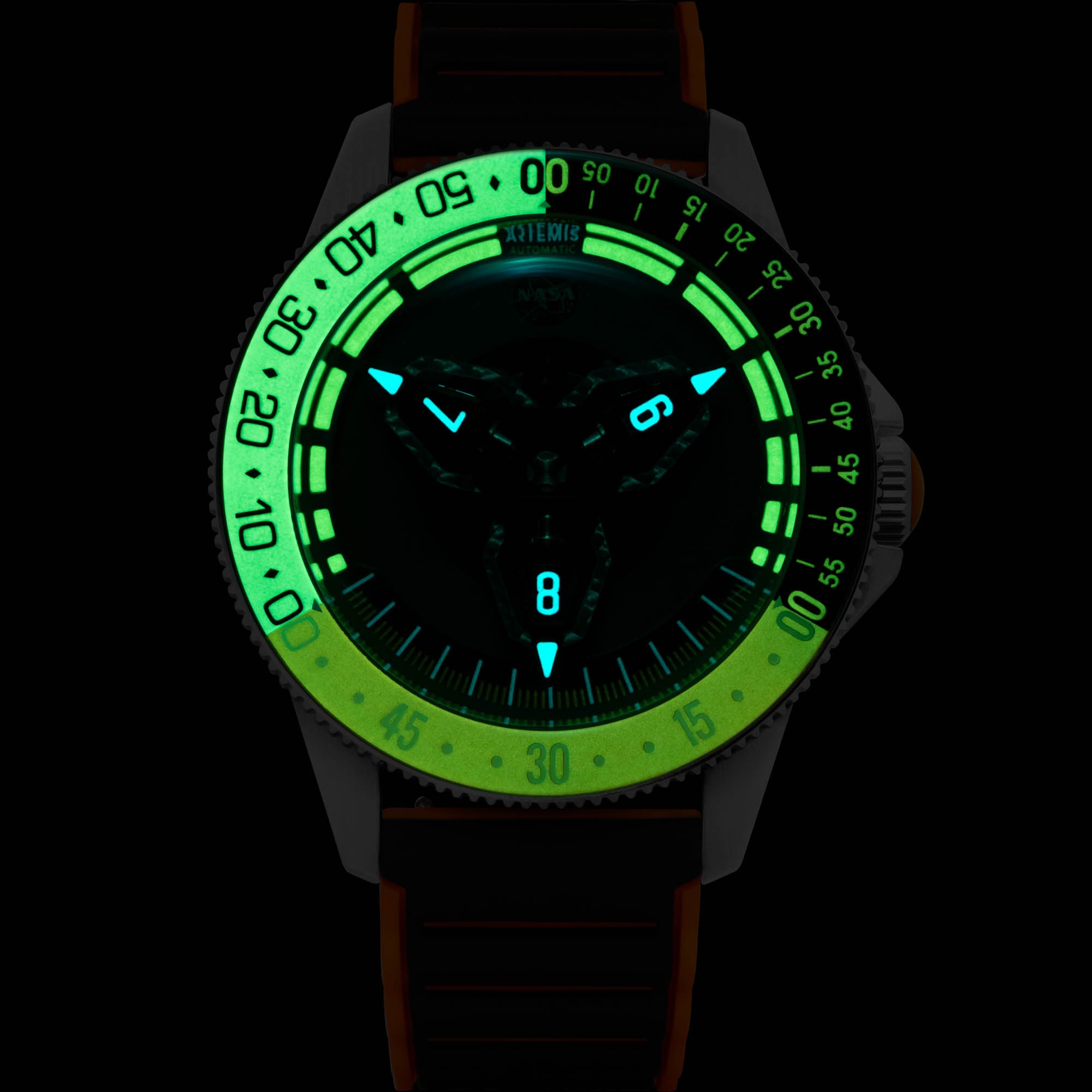 NASA Artemis Tumbler Automatic Afterburn | Xeric.com – Xeric Watches
