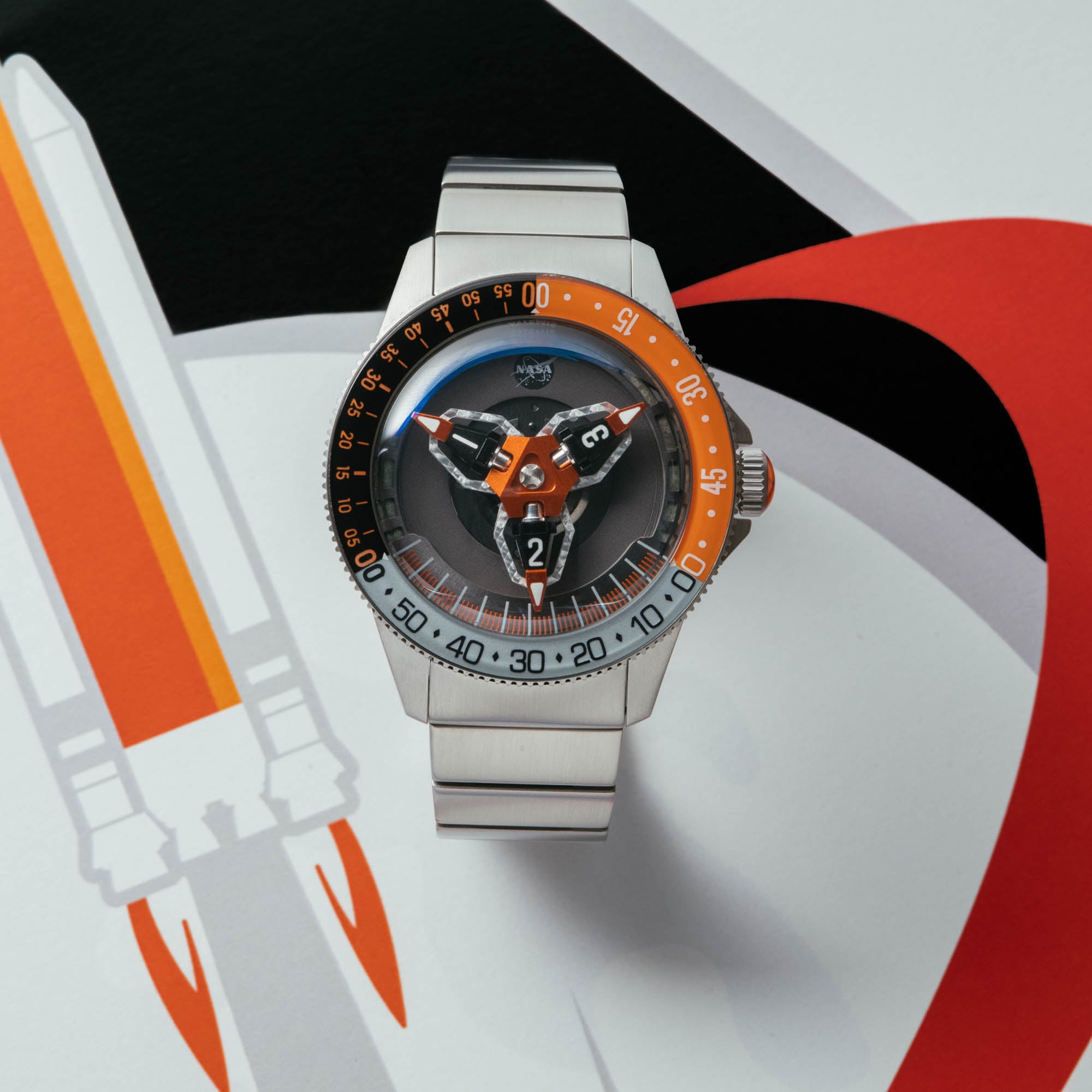 NASA Artemis Tumbler Automatic Afterburn | Xeric.com – Xeric Watches