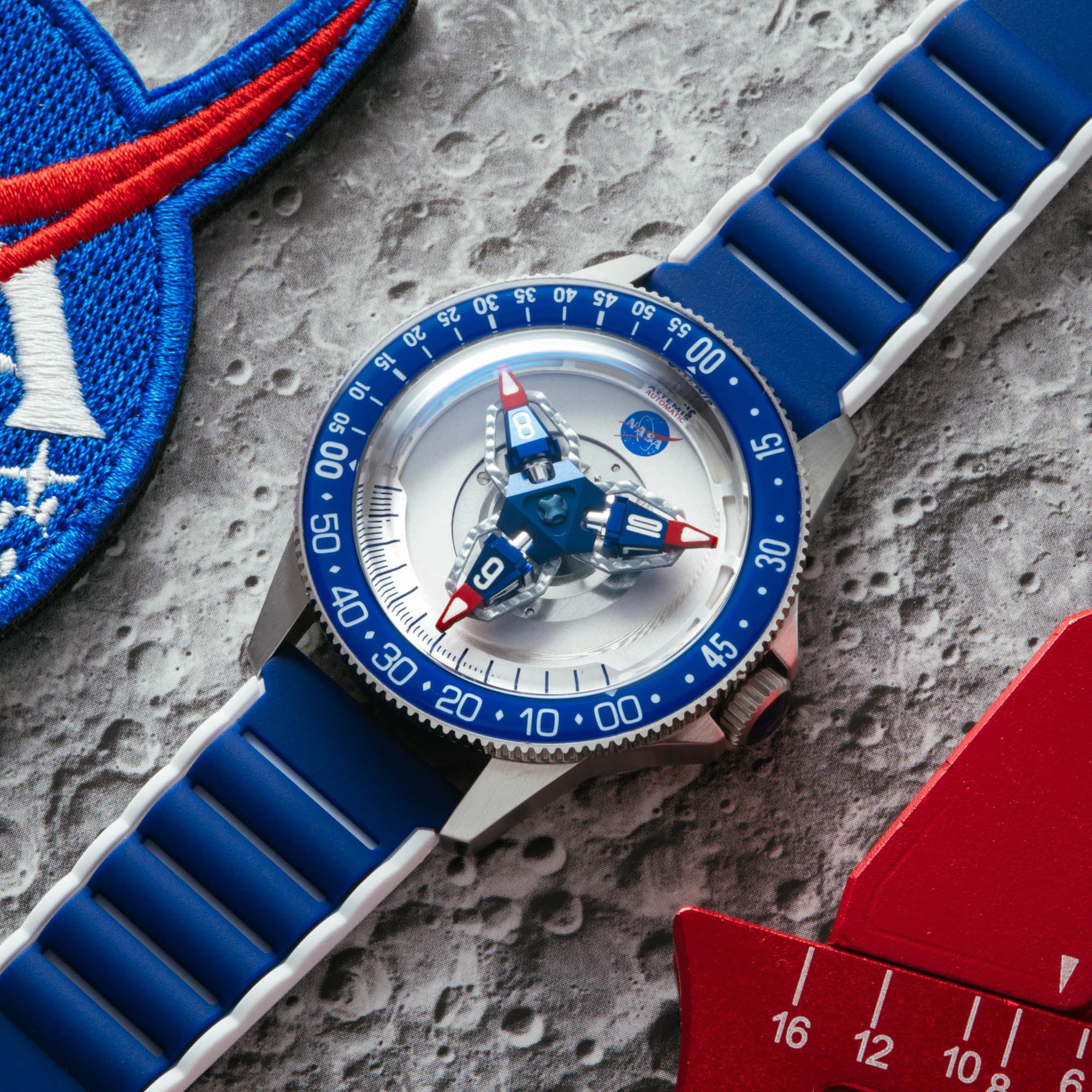 NASA Artemis Tumbler Automatic Insignia | Xeric.com – Xeric Watches