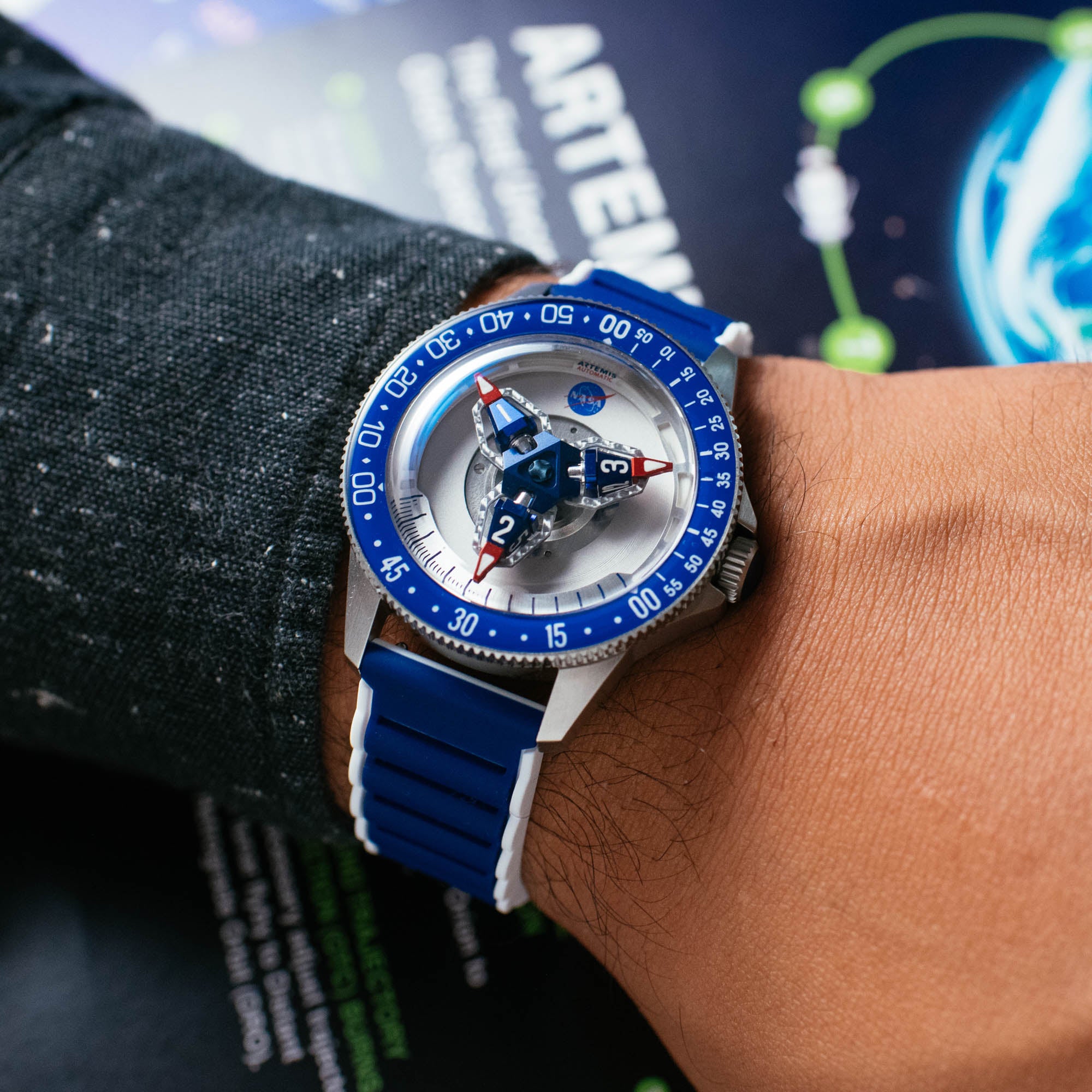 NASA Artemis Tumbler Automatic Insignia | Xeric.com – Xeric Watches