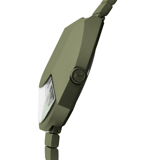 Retronaut Automatic Wandering Hour Matte Green