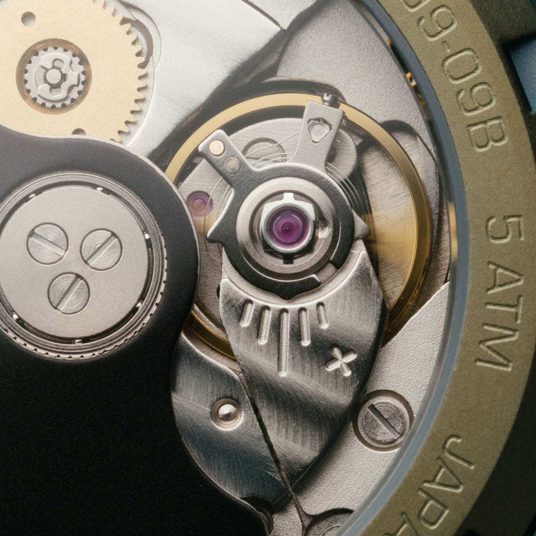 Retronaut Automatic Wandering Hour Matte Green