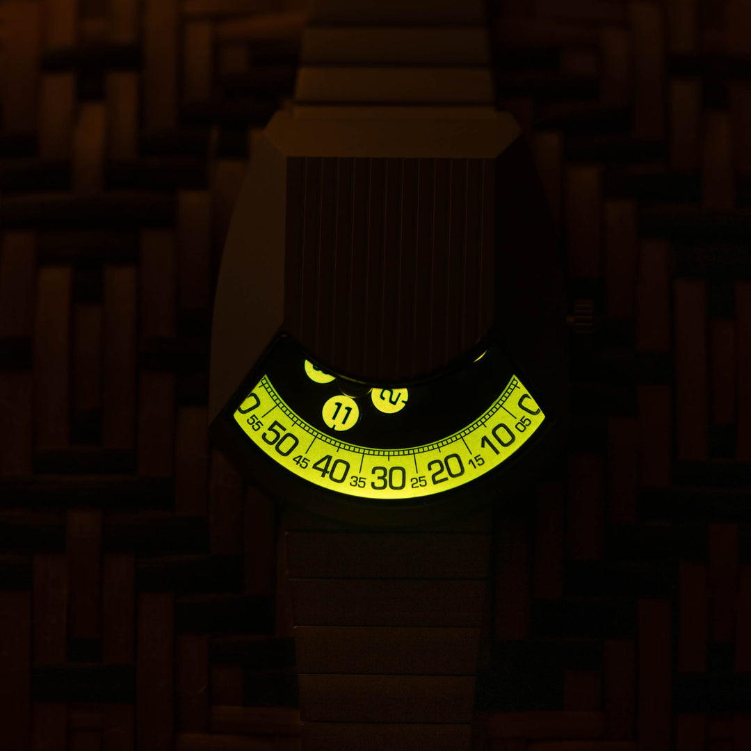 Retronaut Automatic Wandering Hour Matte Gunmetal Orange