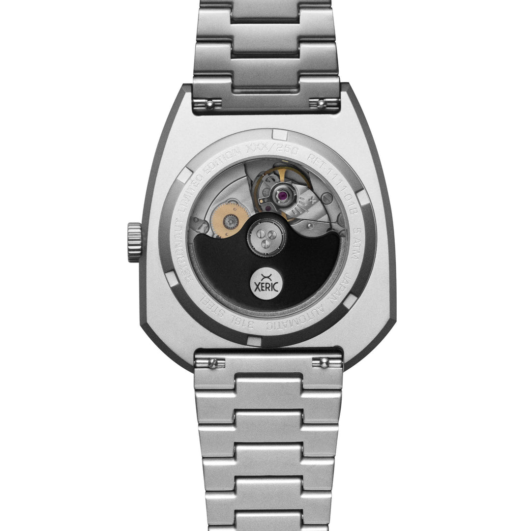 Retronaut Automatic Wandering Hour Matte Steel White