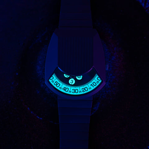 Retronaut Automatic Wandering Hour Matte Steel White featured image