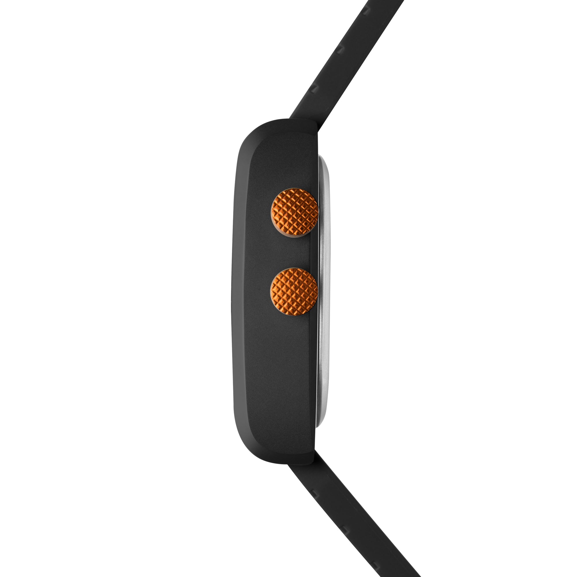 Ricco Retroscope Jump Hour Black Orange | Xeric.com – Xeric Watches