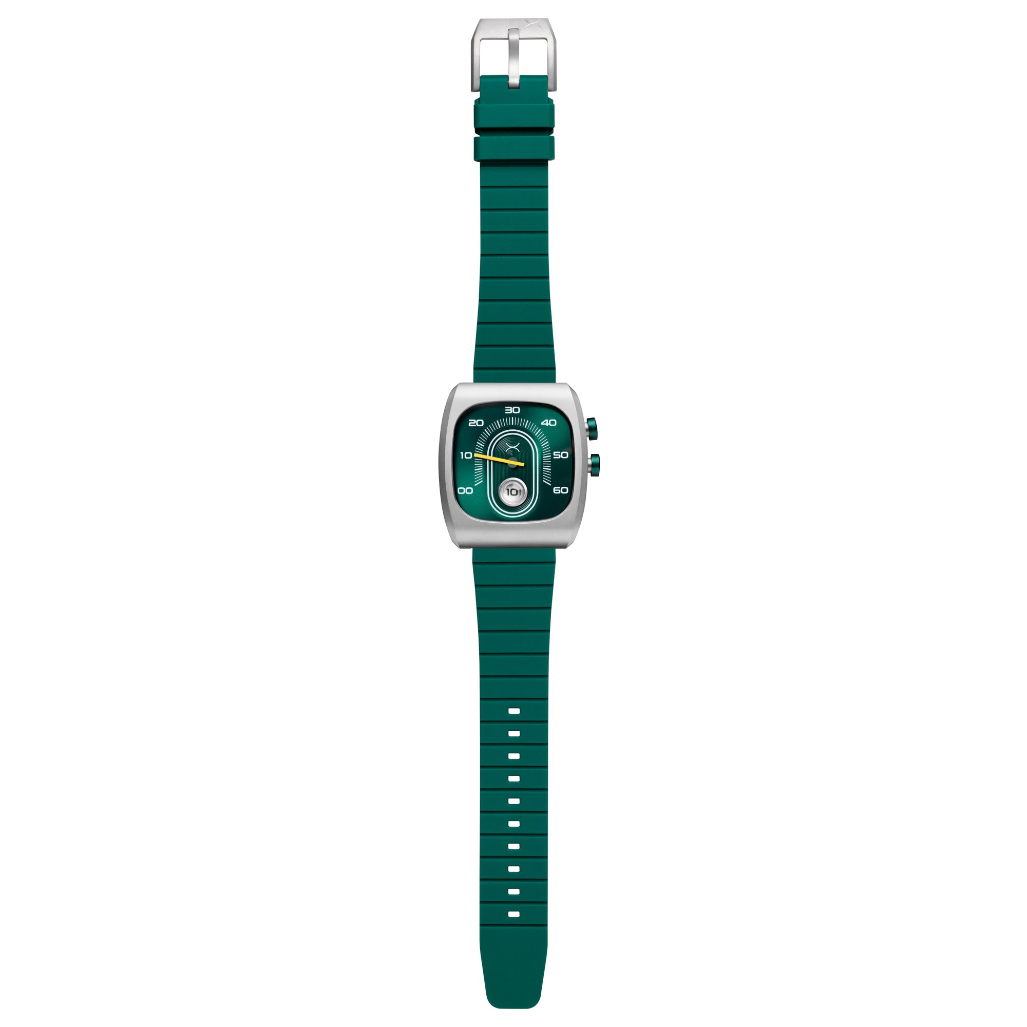 Retroscope Jump Hour Racing Green | Xeric.com – Xeric Watches