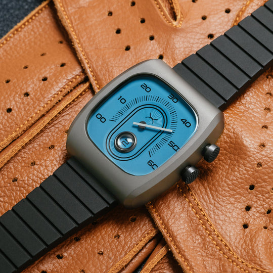 Retroscope Jump Hour Slate Blue