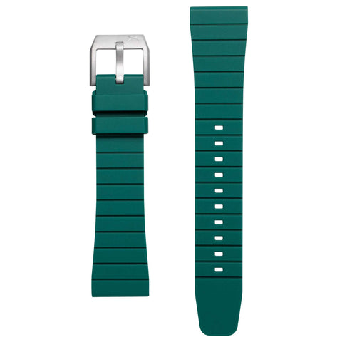 Xeric 22mm Retro Rubber Green Strap featured image