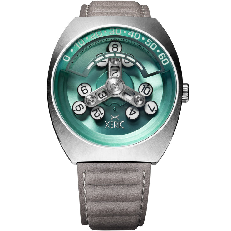 Scrambler Automatic Wandering Hour Aqua Gray