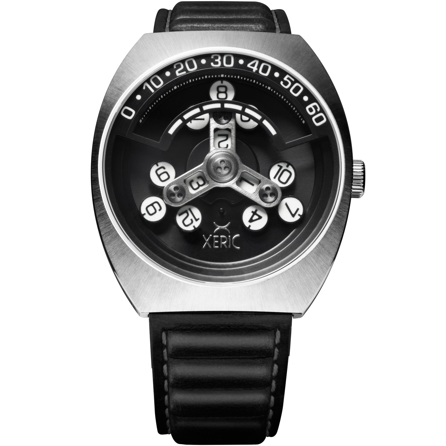 Scrambler Automatic Wandering Hour Steel Black - Main Image