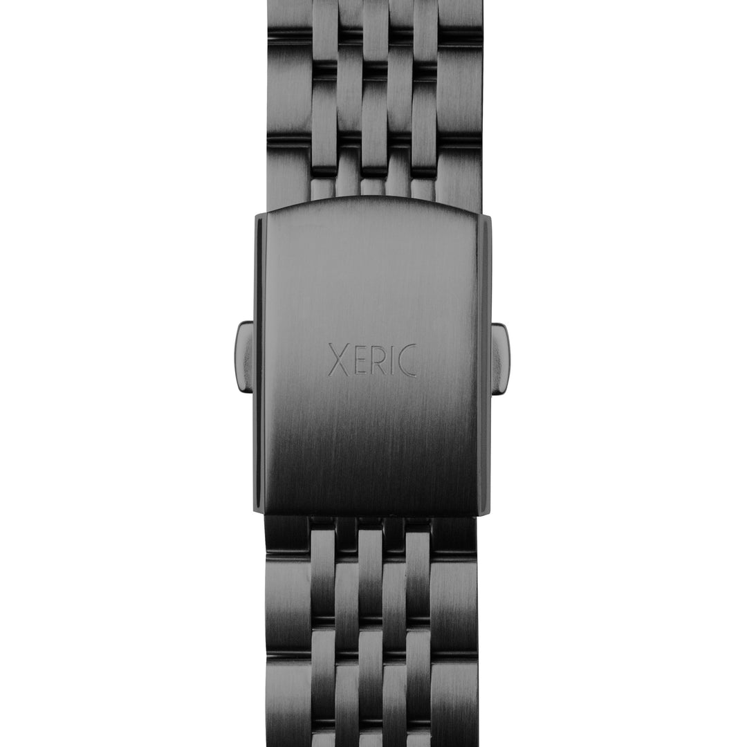 Xeric 20mm Brushed Gray 7-Link Stainless Steel Strap