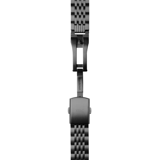 Xeric 20mm Brushed Gray 7-Link Stainless Steel Strap