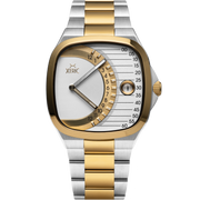 Timeline Retrograde Automatic Two-tone Gold Silver