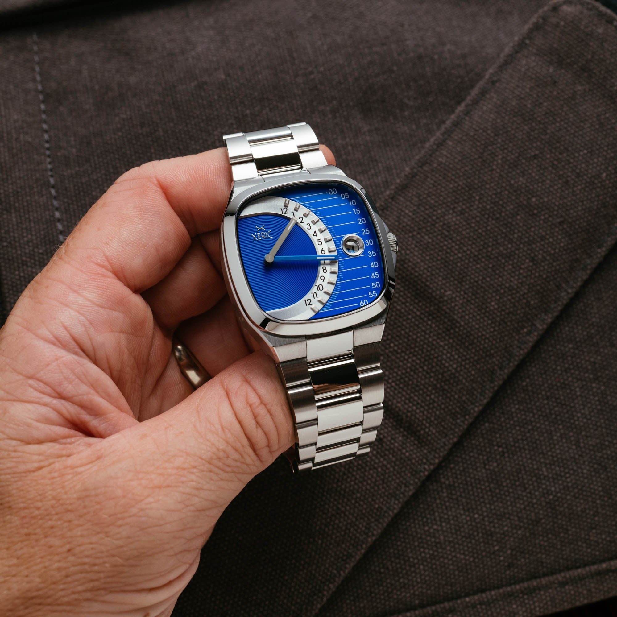 Timeline Retrograde Automatic Blue | Xeric.com – Xeric Watches
