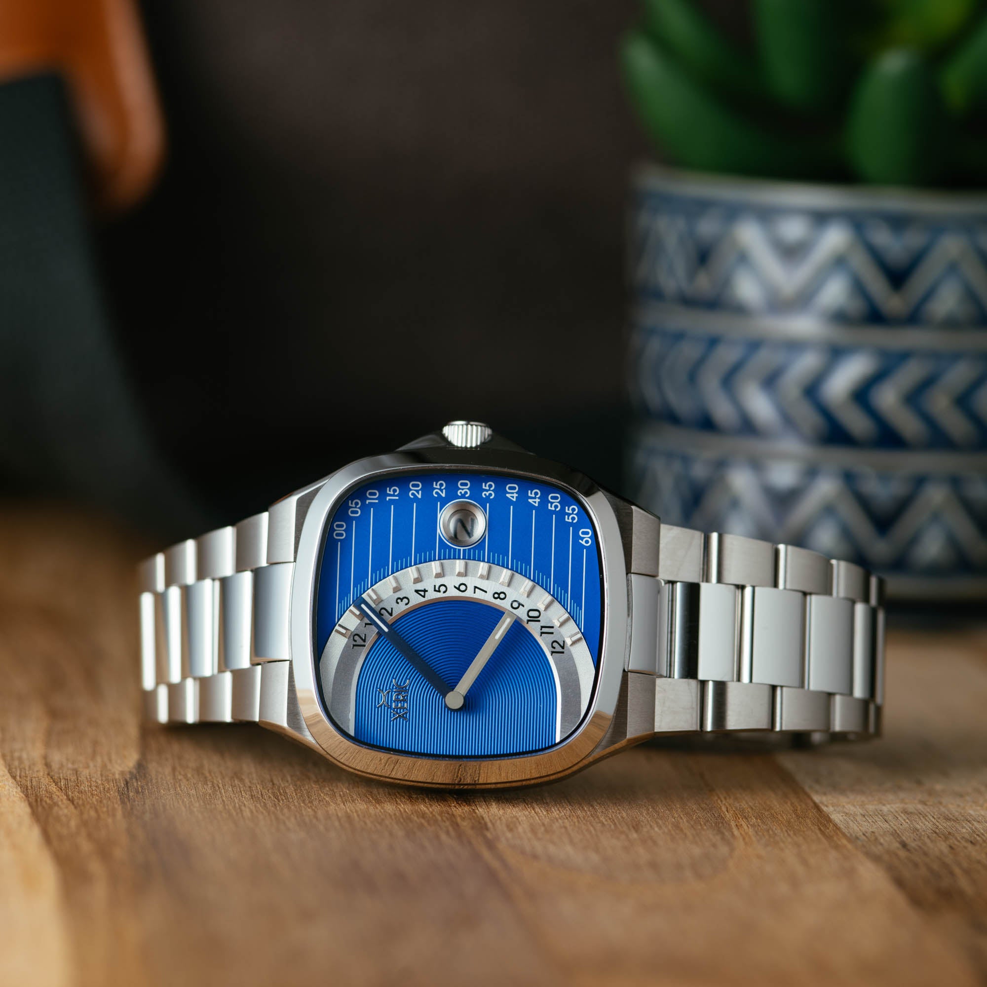 Timeline Retrograde Automatic Blue | Xeric.com – Xeric Watches