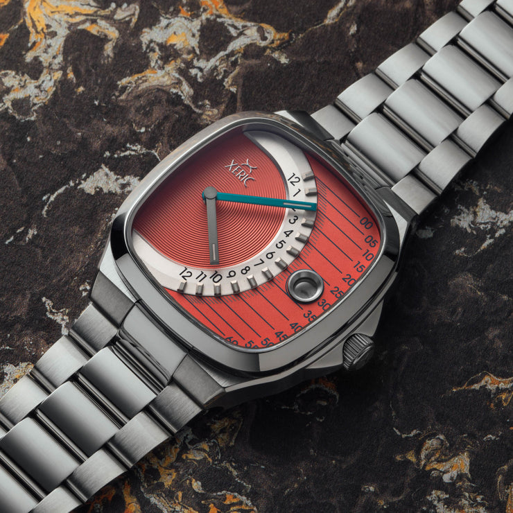 Timeline Retrograde Automatic Salmon