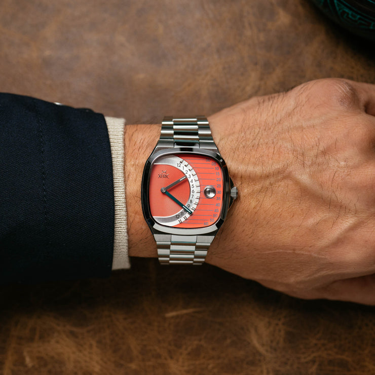 Timeline Retrograde Automatic Salmon