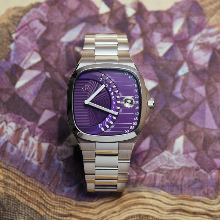 Timeline Retrograde Automatic Purple
