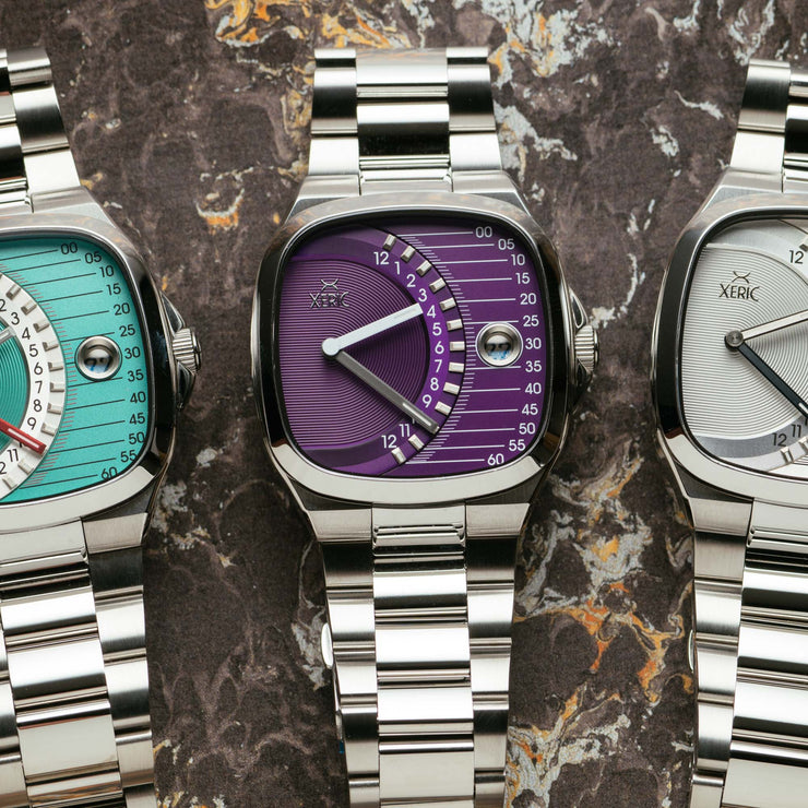 Timeline Retrograde Automatic Purple