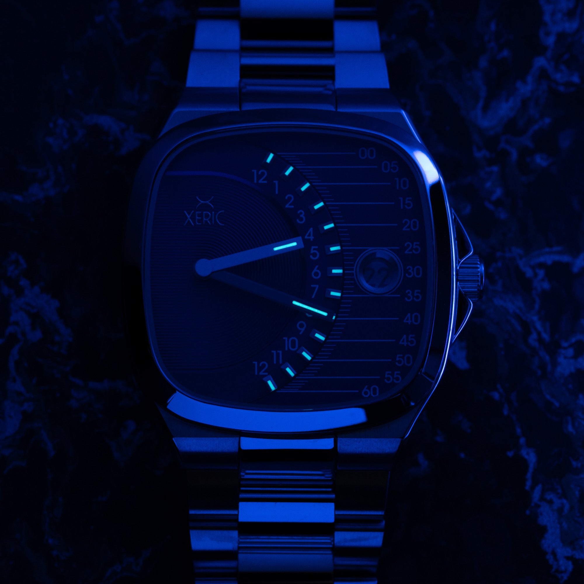 Timeline Retrograde Automatic Purple | Xeric.com – Xeric Watches