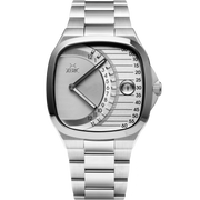 Timeline Retrograde Automatic All Silver